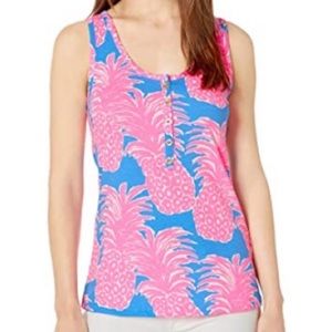 Lilly Pulitzer fitted scoop neckline tank Size L